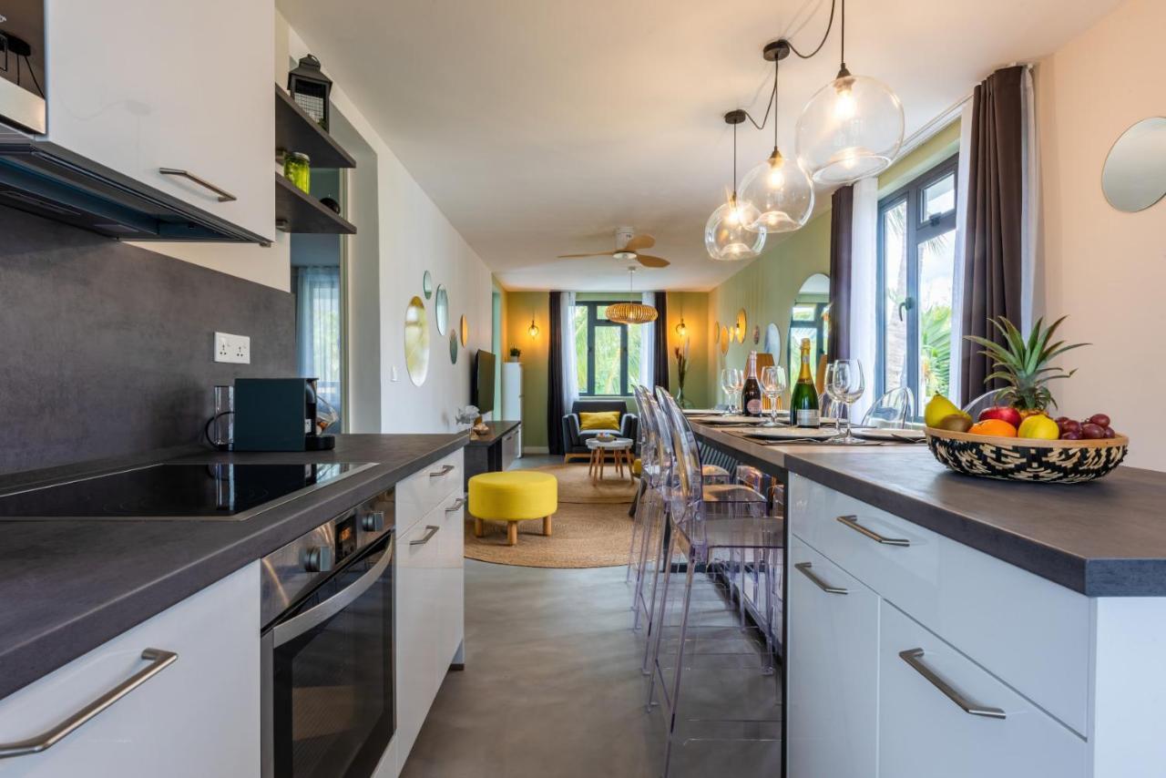Les Cerisiers Beach Residence, Cosy And Modern 3 Bedroom Apartment Located 50 Metres From The Beach And From All Amenities And Restaurants On The Coastal Road Flic-en-Flacq 外观 照片